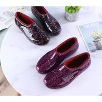 New new low-top shallow mouth jelly waterproof shoes kitchen work rain boots fashion rubber shoes rain boots overshoes