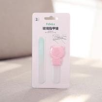 Glass nail file polishing file polishing sand bar file waxing polishing polishing nail file bright nail art special tool