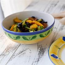 High-end Yihong Yiju porcelain tableware green Fusi bowls stoneware porcelain noodle bowls hand-painted bowls and soup bowls are all available at u