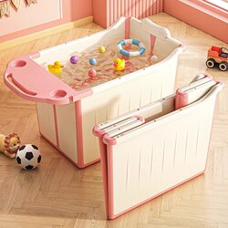 Foldable Bath Tub for Children over 6 Years Old, Baby Swimming Tub, Infant Bath Tub, Home Use