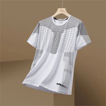 Mens T-shirt Badminton Sports Running T Shirts Thin