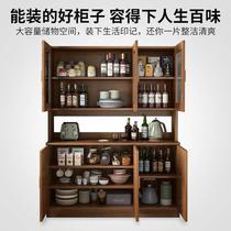 Home modern minimalist storage cabinet living room storage cabinet kitchen cabinet wall storage multi-functional bowl cabinet