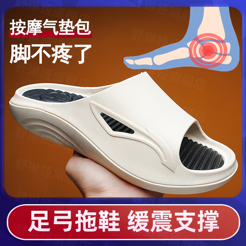 Specialized Slippers for Plantar Fasciitis, Heel Pain, Bone Spurs, Arch Support, Achilles Tendonitis, and Foot Pain Massage