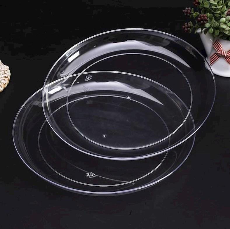 Disposable Plates, Hard Crystal Dishes, Snack Dishes, Transparent Plastic Bone Dishes, Thickened Aviation Dinner Plates, Fruit Plates for Home Use Disposable Plates, Hard Crystal Dishes, Snack Dishes, Transparent Plastic Bone Dishes, Thickened Aviation Dinner Plates, Fruit Plates for Home Use
