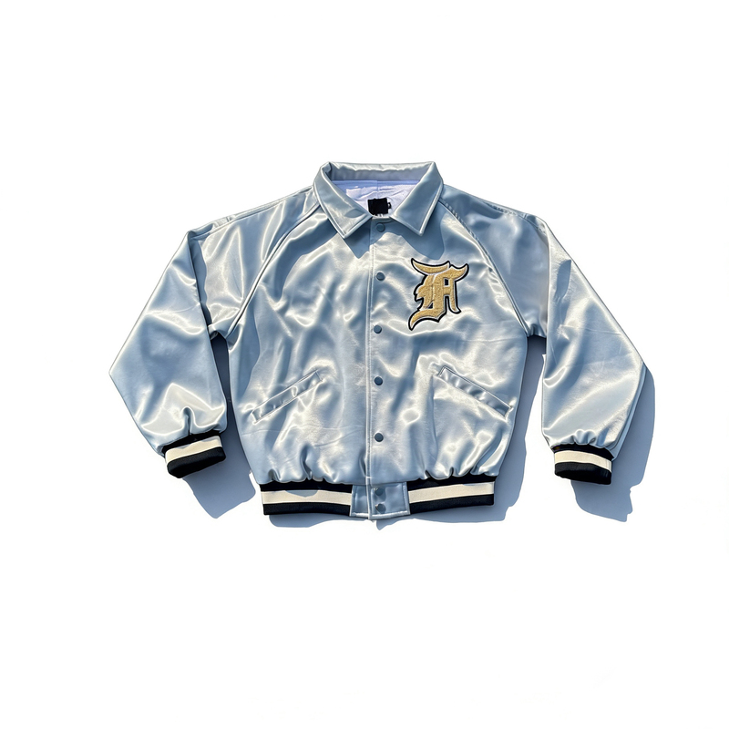 Weiyi Original Top Independent Fog5Th Limited Edition Silver Medal Jacket High Street Badge Embroidery Short Coat