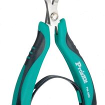 Taiwan Baogong PM-396I stainless steel toothless curved nose pliers 5 inches electronic pliers curved nose pliers toothless pliers