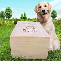 Tie solid wood pet cat and dog coffin cat and dog death small coffin pet comfort house dog coffin cat coffin
