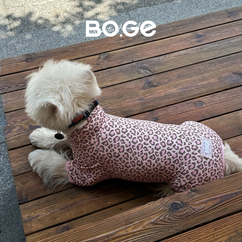 Boge Leopard Print West Highland Dog Clothes Summer Thin Breathable Pet Clothing for Small and Medium-Sized Dogs Boge Leopard Print West Highland Dog Clothes Summer Thin Breathable Pet Clothing for Small and Medium-Sized Dogs