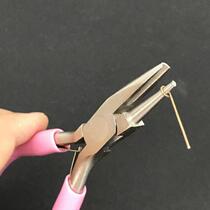 Needle pliers snap pliers shaping clamp construction toothless pliers supply round nose fitter cross-border nails a variety of long tip handmade