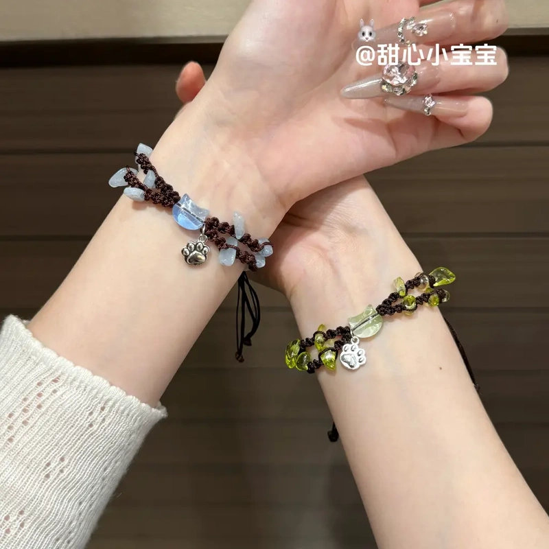 Non-Metallic Bracelet, Kitten Bracelet, Hand-Woven Niche New Style Friendship Bracelet, Fresh and Sweet Ins-Style Bracelet Non-Metallic Bracelet, Kitten Bracelet, Hand-Woven Niche New Style Friendship Bracelet, Fresh and Sweet Ins-Style Bracelet