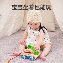 Baby walker baby pull toy childrens leash snail pull wire traction toddler pull to push and push