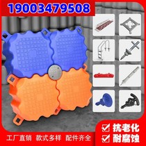 Floating platform anti-collision strips floating dock railings pontoon mushroom head boat bolts approach bridge escalator accessories manufacturer