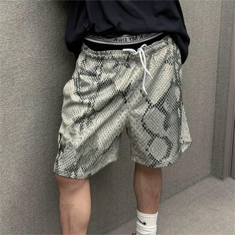 Extra Large Size 150kg Python Pattern Sports Casual Shorts for Men and Women, Summer Fitness Running Basketball Training Shorts 5