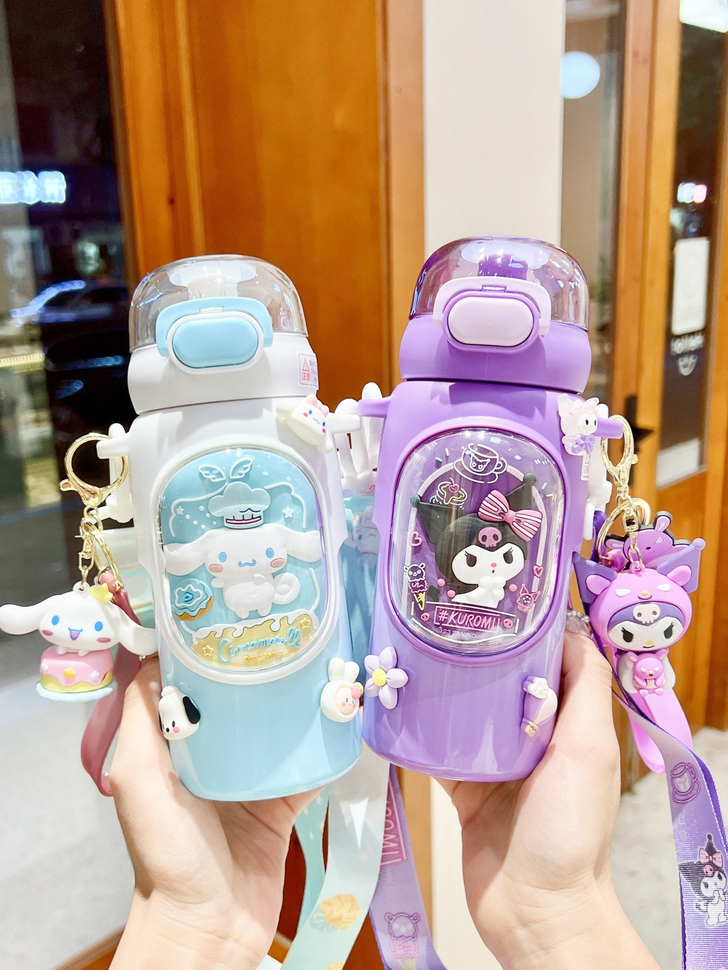 Sanrio Kids Water Bottle Insulated Kuromi Thermos Cup - Taobao product photo 8