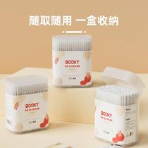 Baby cotton swab to pick out the ears of newborns and young children small-headed cotton swabs double-headed ear-picking spoons for babies