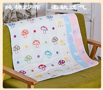 Urine pad newborn baby cotton waterproof breathable washable six-layer gauze trumpet four seasons universal urine-proof small pad