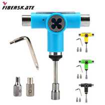 Skateboard tool plate brace buckle T-shaped Y-shaped portable semi-automatic multi-functional disassembly and assembly tool one piece drop shipping