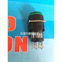 Button switch signal light AL6-A with light and lock 12V 24V 220V red green yellow self-locking button