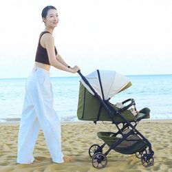 Ggb Guaiguabao Baby Stroller Is a Two-Way Stroller That Can Sit and Lie Down, Lightweight, Foldable, High-View, Newborn and Infant Stroller