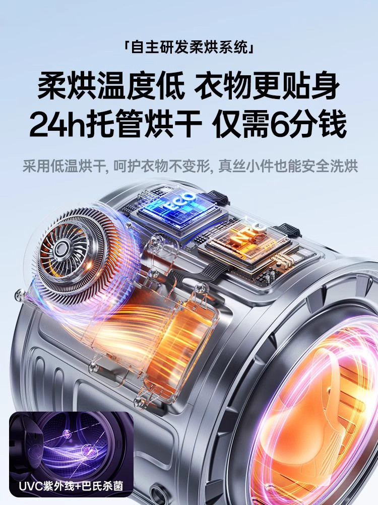 Fully Automatic Wall-Mounted Washing Machine with Three Tubs, Dedicated for Washing Underwear, Socks, and Small Items in Separate Compartments