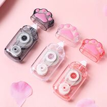 Pink Cute Cat Claw Correction Tape Pen and Point Glue Adhesi