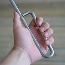 Stainless steel hand FMP forged old-fashioned bee shovel bucket honey cutting knife round bucket worker beehive honey extraction special tool multi-purpose