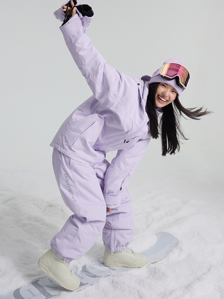 Coldelement3L Ski Clothing Women's Single and Double Board Ski Jacket Men's Windproof Waterproof Warm Ski Equipment