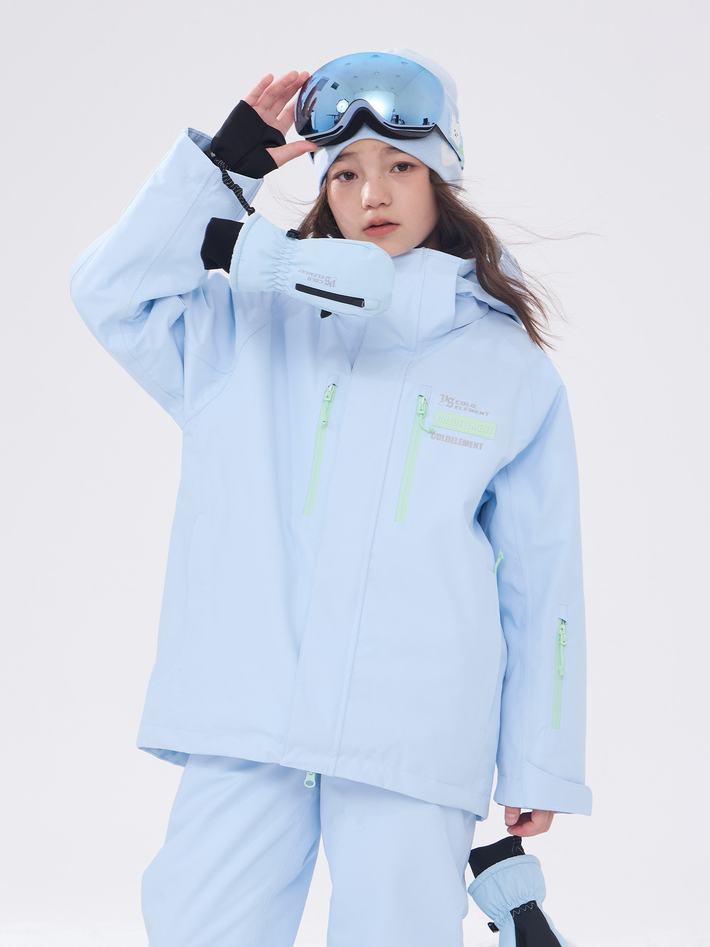 Coldelement Kidsren's Snowboarding Jacket Women's 3L Waterproof Breathable Professional Windproof Warm Sports Jacket