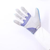 Best-selling CFA competition fencing gloves three-use washable foil and epee gloves breathable anti-slip dot plastic best-selling model