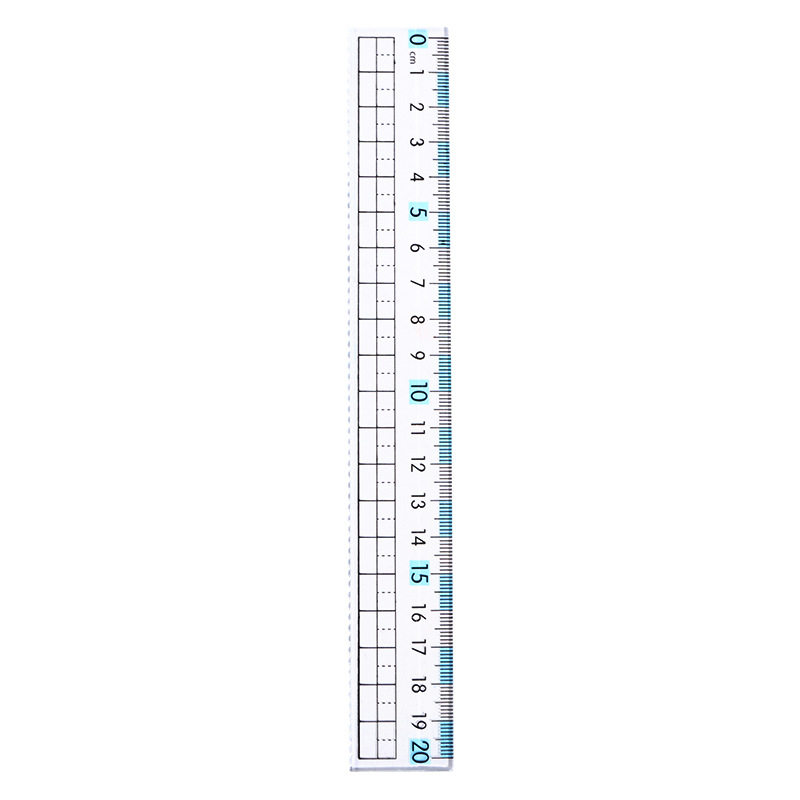Anti-Myopia Ruler for Primary School Students, Special for Second-Grade Children, Eye-Protecting Ruler with Wavy Lines, Transparent High-Quality Student Ruler, 15cm 20cm Scale Ruler for First-Grade Students, Drawing Ruler for Middle School Students