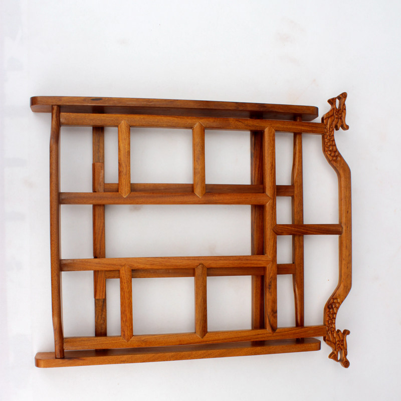 [USD 91.73] Redwood Books poster solid wood bookshelf reading frame ...