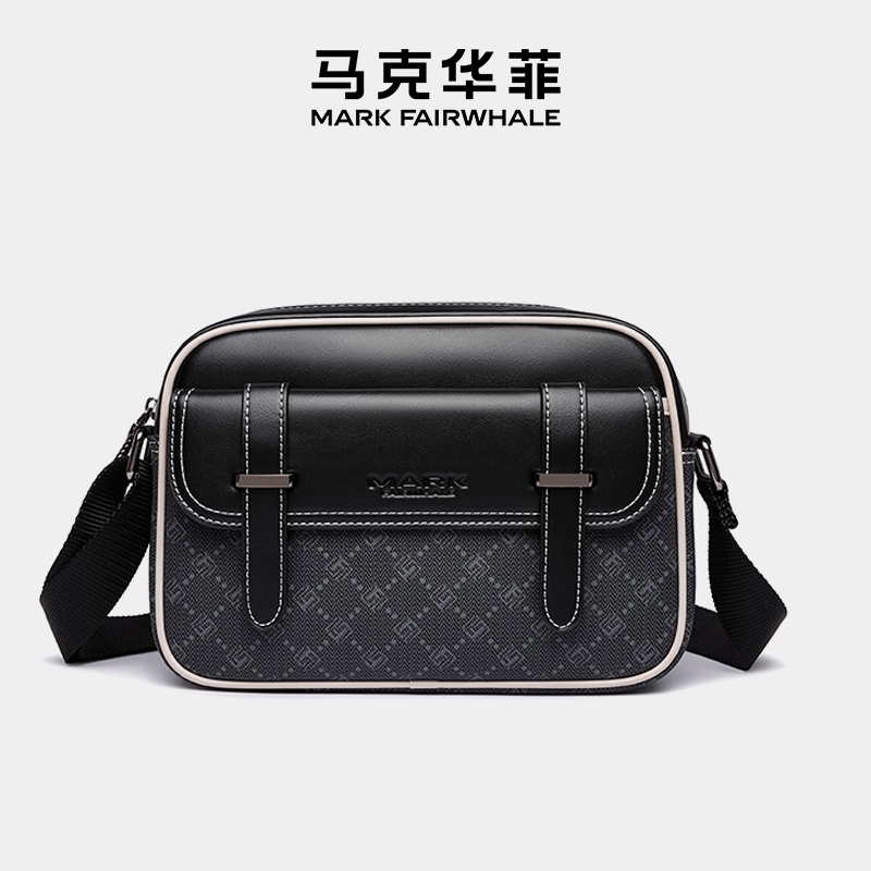 Mark Fairwhale/Mark Huafei Business Shoulder Bag Men's Crossbody Backpack Commuter Casual Messenger Bag