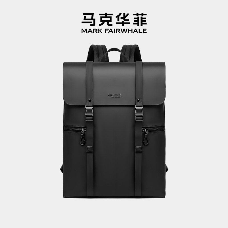 Mark Fairwhale/Mark Huafei Business Backpack Men's Versatile Casual Functional Student Commuter Backpack