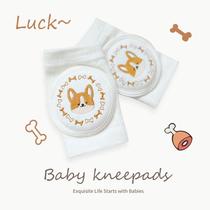 Summer Baby Season Thin Knee Pads Baby Pure Cotton Mesh Maternity and Infant Supplies Crawling Children Toddler Anti-Fall Artifact