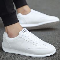 White Leather Sneakers Boys Sport Vulcanized Shoes Men Comfo