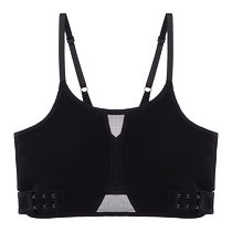 Catman suspender corset handsome t sports bra womens big breasts look smaller in summer les super flat chest reduction artifact plastic wrapped chest