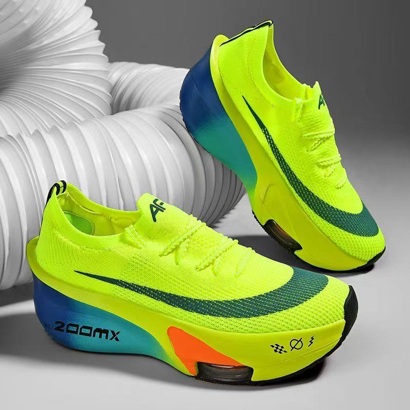 Alpha Third Generation Running Shoes 200Mx Carbon Plate Summer Breathable Student Men's and Women's Sports Shoes Racing Air Cushion Running Shoes