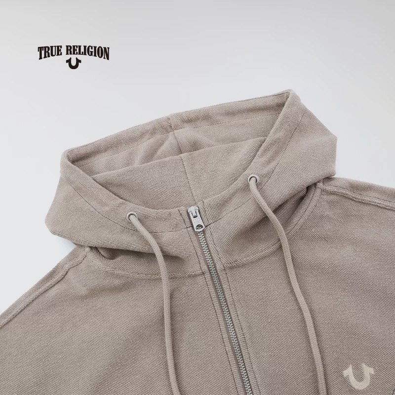 TrueReligion 2024 осень-зима, новый мужской стиль крутой уличной моды худи