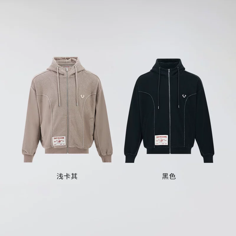 TrueReligion 2024 осень-зима, новый мужской стиль крутой уличной моды худи
