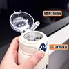Luonuo Cute Cat Paw Straw Insulated Cup Large Capacity Dual-Drink Children's Student Water Bottle Official Genuine Product