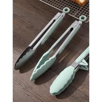 430 stainless steel food clips kitchen extended barbecue silicone steamed buns bread food barbecue steak clips special
