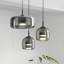 Modern Glass Led Pendant Light Nordic Suspension Dining Room