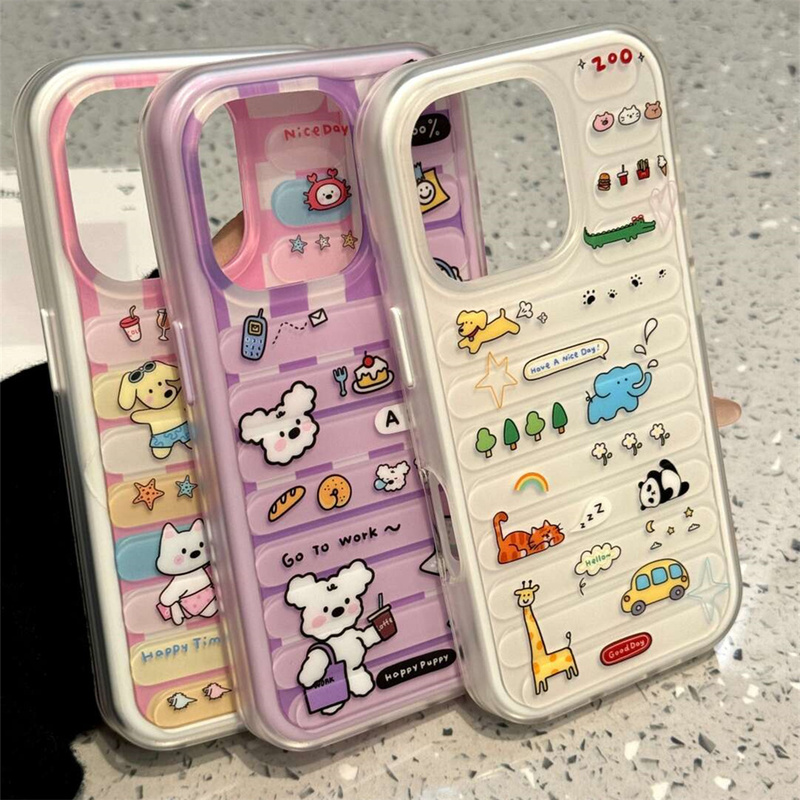 Cute Pet Dog Playing in Water Suitable for iPhone 17 Phone Case Apple 16 Pro Two-In-One 15 Matte 14 Niche Cute Pet Dog Playing in Water Suitable for iPhone 17 Phone Case Apple 16 Pro Two-In-One 15 Matte 14 Niche