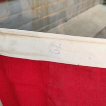 Post red BJR color collection collection of 1970s red flag single-seat red flag movie props collection red five-star background decoration