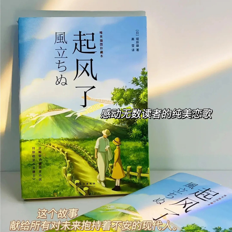 The Wind Rises: Original Novel by Hayao Miyazaki, Beautifully Illustrated Oil Painting Comics, Genuine Books, Foreign Anime of the Same Name, Japanese Literature, Naoko Hayashi, Youth Inspirational Literature, Pure and Beautiful Love Story, Bestselling Animation Books