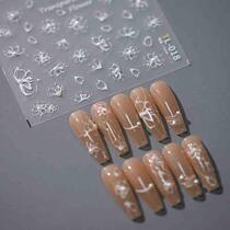 TENSOR new technology 5D three-dimensional nail art stickers adhesive nail stickers accessories exquisite series