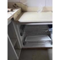 Extra thick ceramic tile stove column edge sealing slot aluminum brick clip cabinet white aluminum alloy square tube complete set of accessories