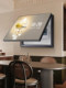2025 Nuevo medidor de medidor de electricidad Pintura de decoración Reloj Perpetual Calendario Luz moderna de restaurantes de lujo Restauración Pintura de cubierta sin perforación