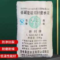 Hangzhou Yaowei low alkalinity sulfoaluminate quick-drying cement 425 high-strength tunnel well pipe repair GRC cement