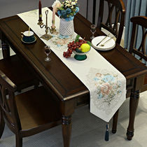 Xinjiang table flag European coffee table dining table decorative cover long TV cabinet chest of drawers shoe cabinet flag cloth dustproof